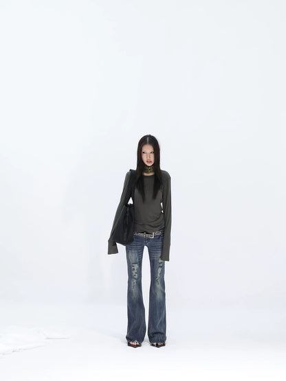 DAMAGED ICON DENIM
