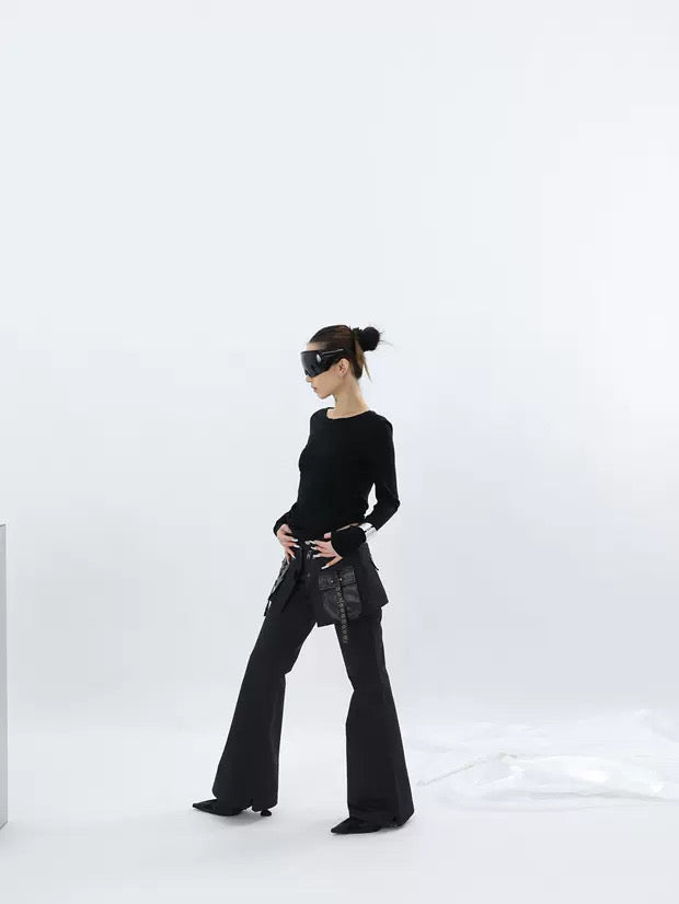 DECONSTRUCT FLARE PANTS