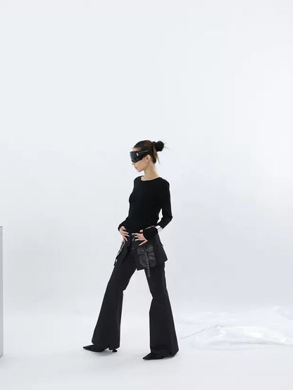 DECONSTRUCT FLARE PANTS