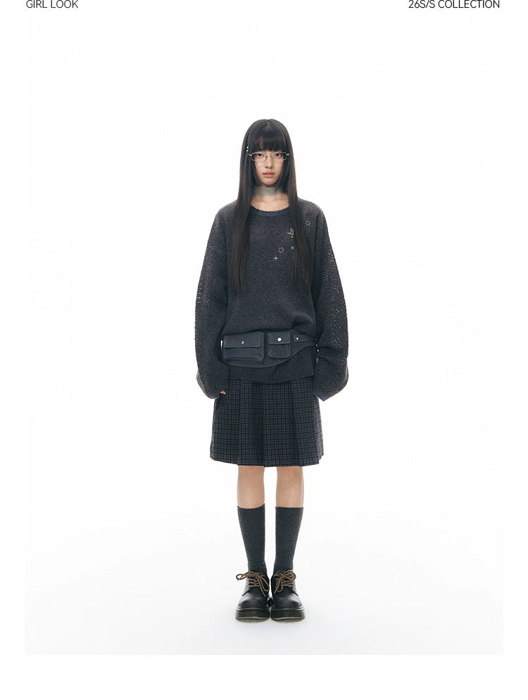 STAR-DUST KNIT SWEATER