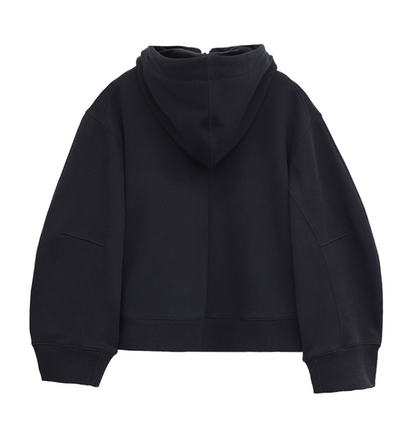 SCULPTED ZIP HOODIE
