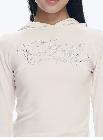 LIGHTWEIGHT HOODED LONG SLEEVE TOP