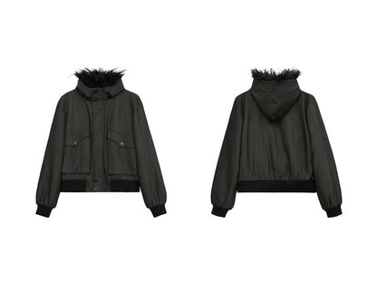 REVERSIBLE FUZZY JACKET