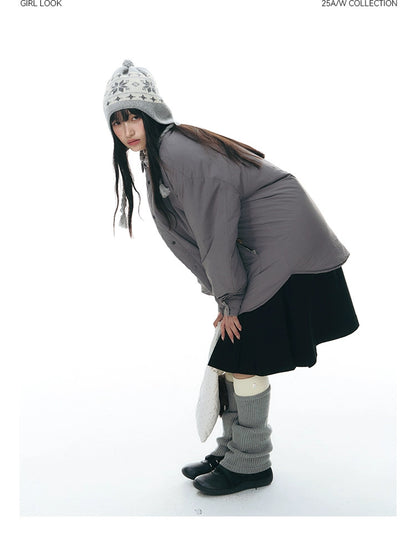 STAR DETAIL KNIT LEG WARMERS