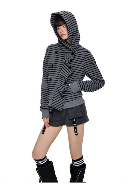 FRONT DRAPE HOODIE