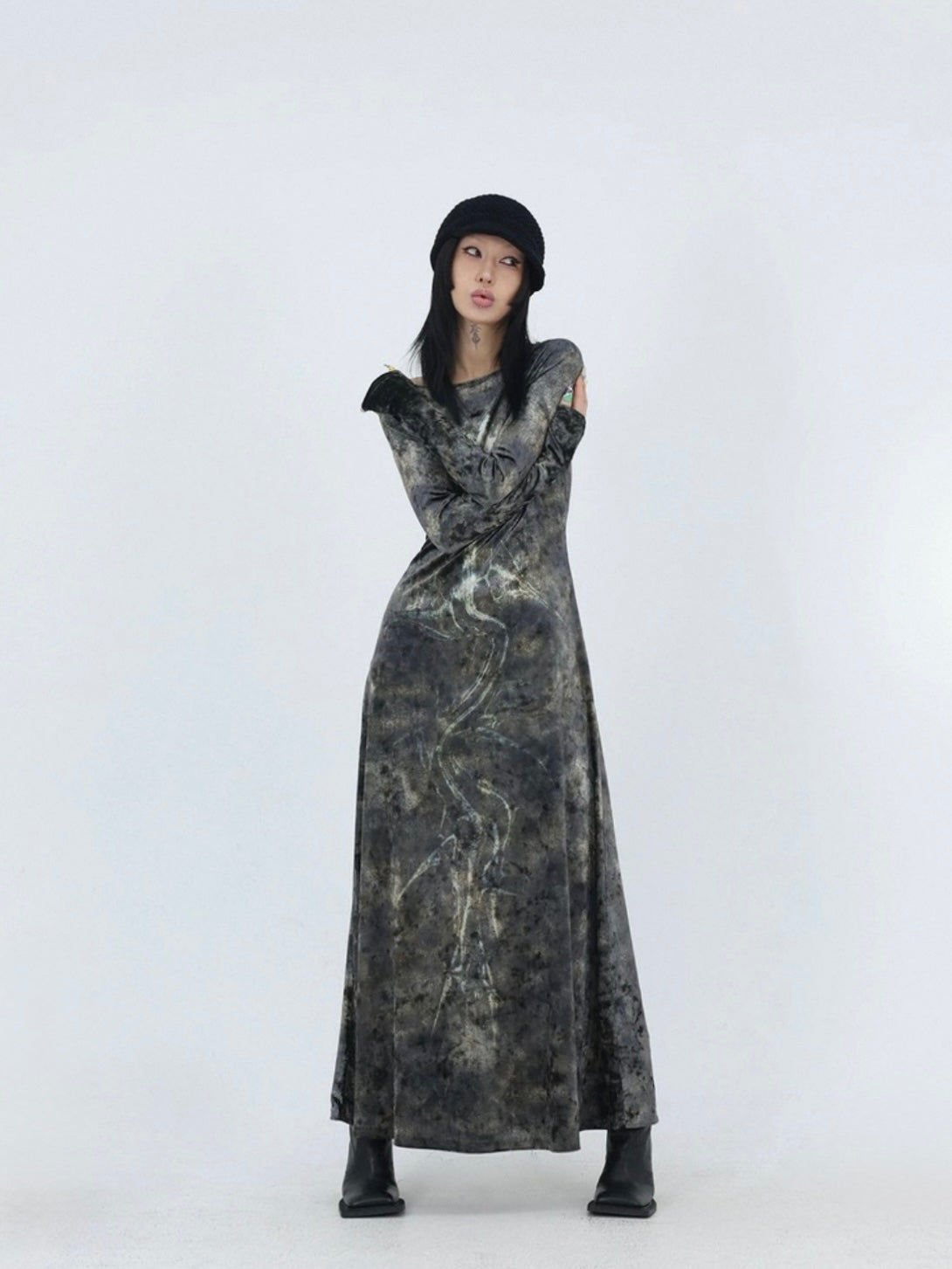 VEIN STONE DRESS