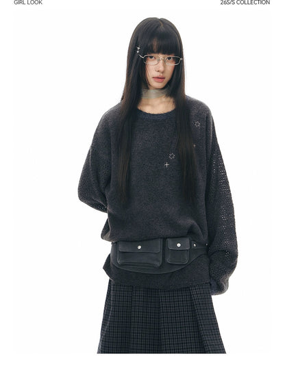 STAR-DUST KNIT SWEATER