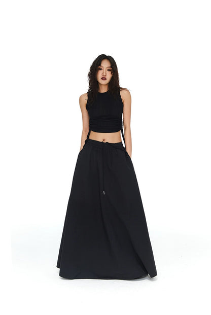 A-LINE MAXI SKIRT