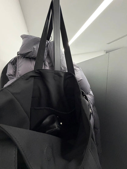 LARGE BUCKLE TOTE BAG