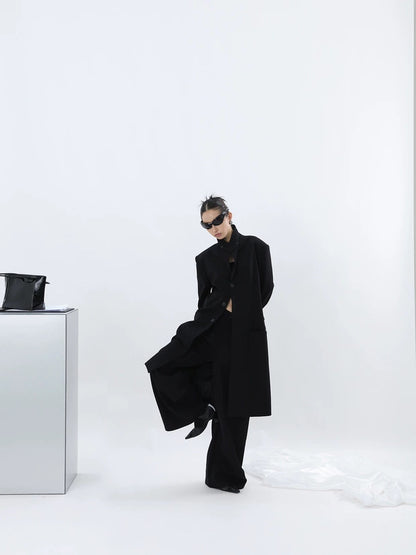 BLACK FORMAL TROUSERS
