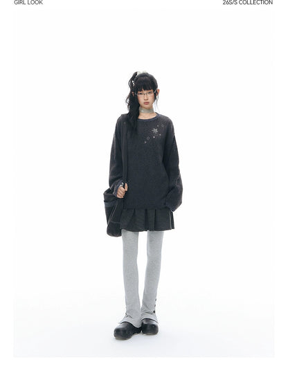 STAR-DUST KNIT SWEATER