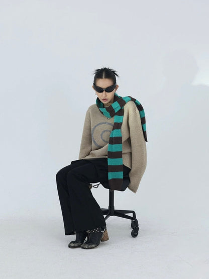 CYBER STRIPE SCARF