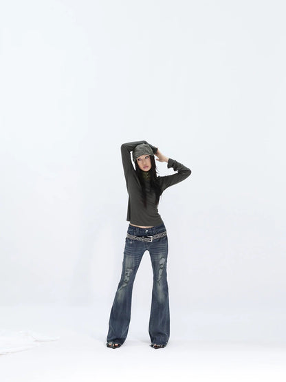 DAMAGED ICON DENIM