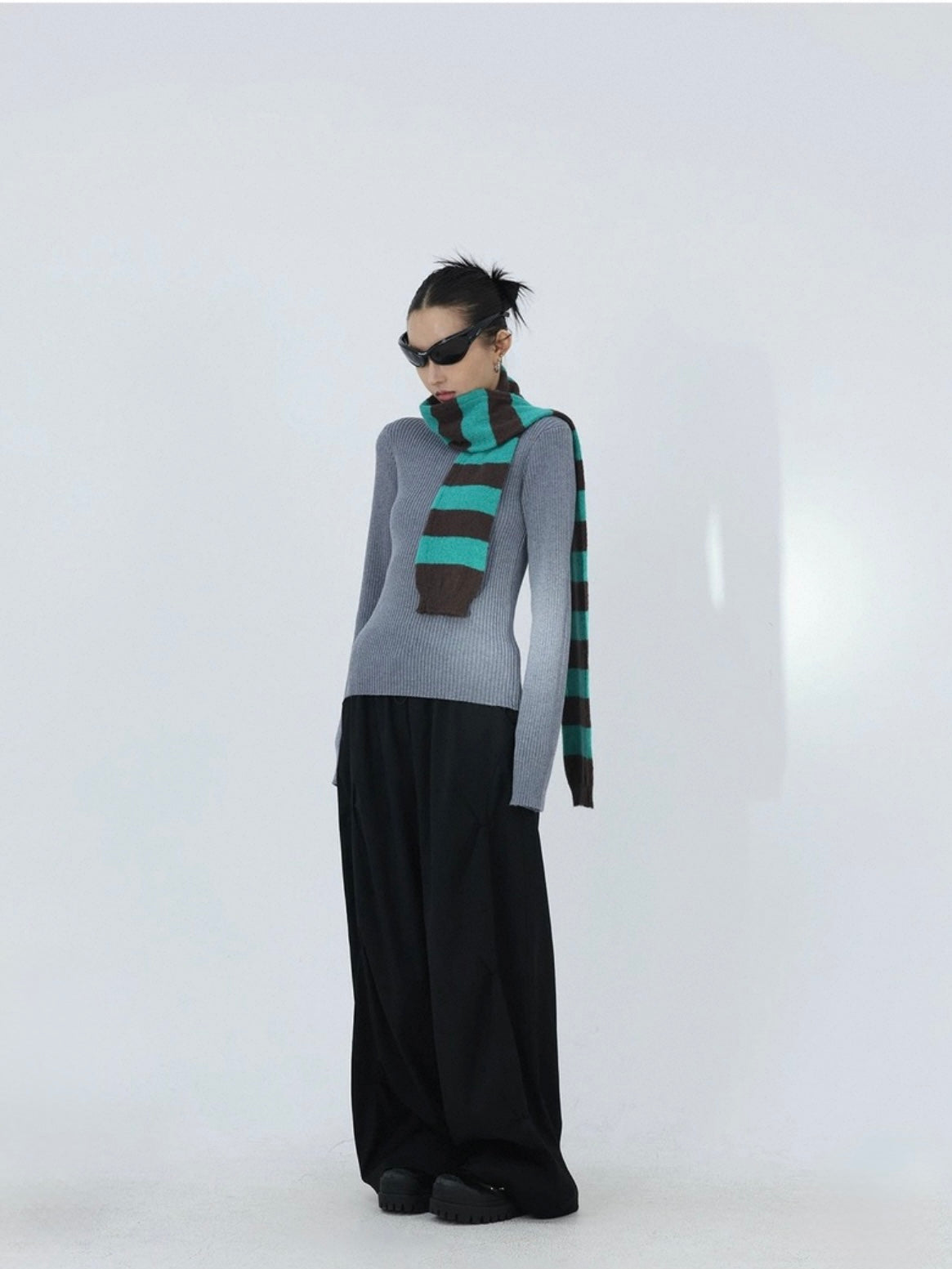 CYBER STRIPE SCARF