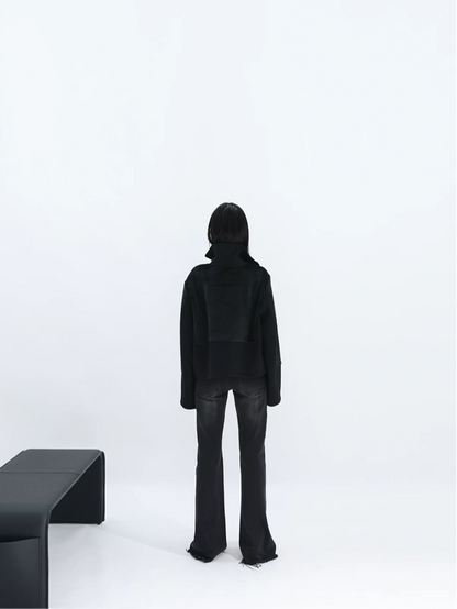 WASHED SKINNY FLARE JEANS