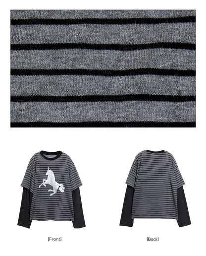 SHINY UNICORN STRIPE