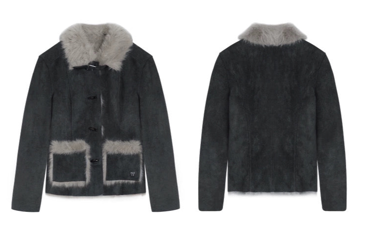 WARM FUR COTTON COAT