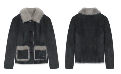 WARM FUR COTTON COAT