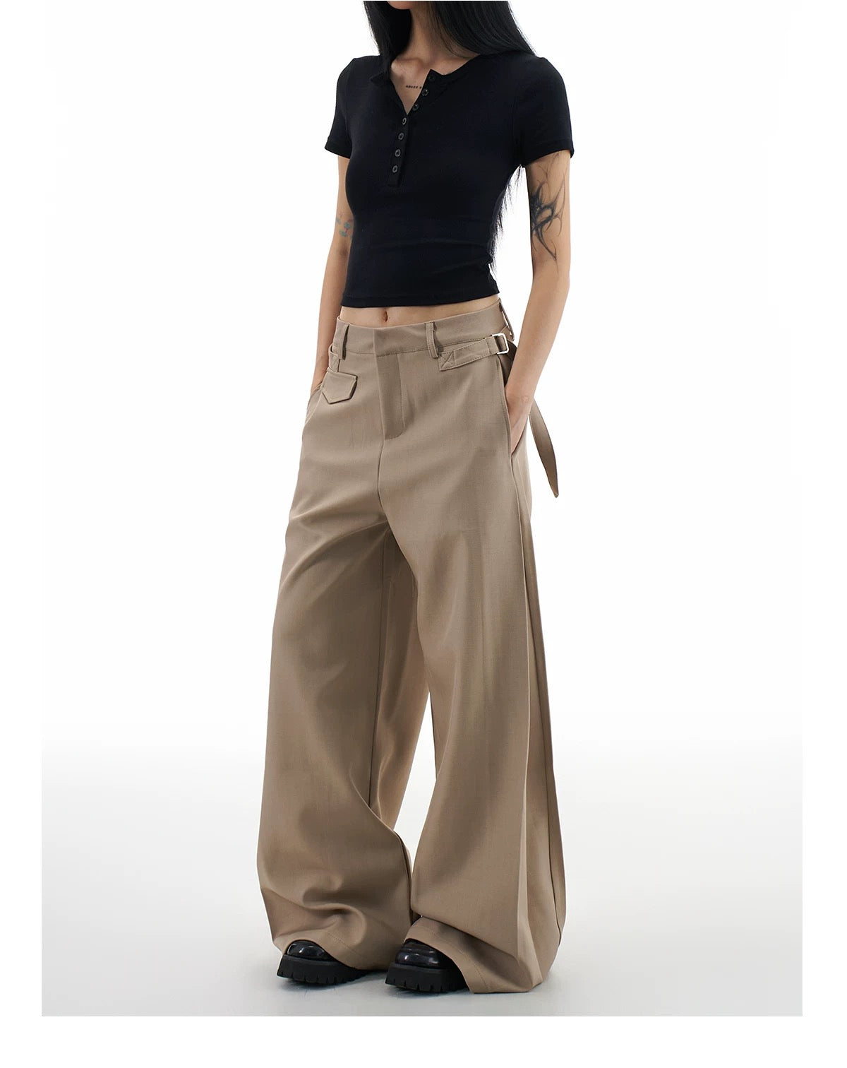 CHIC WIDE-LEG PANTS