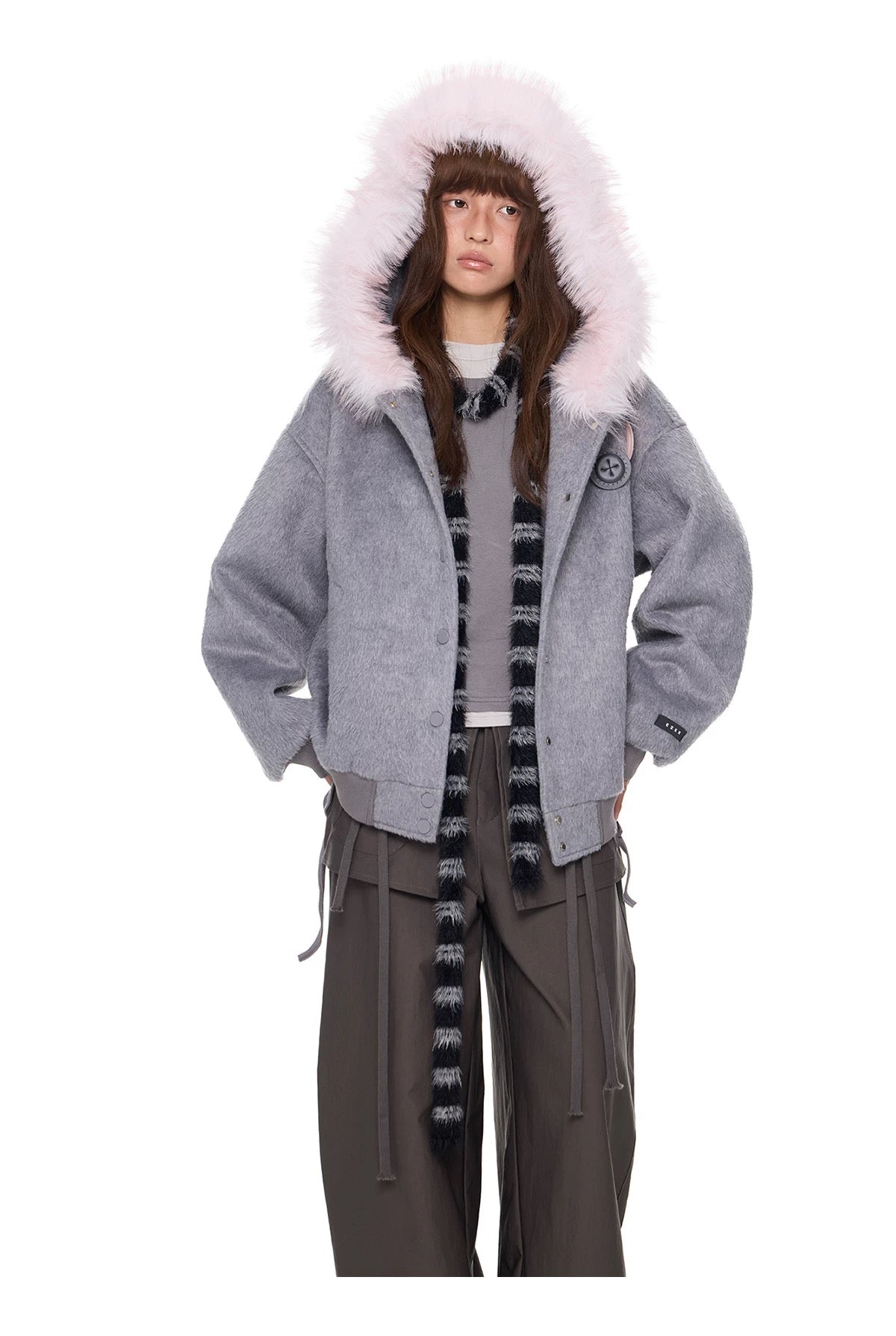 STRAPPED COLLAR JACKET