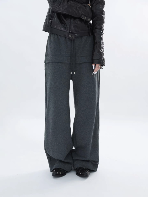 LAYERED SWEAT PANTS