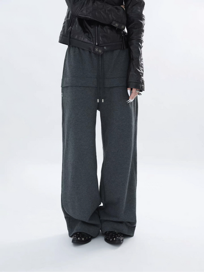 LAYERED SWEAT PANTS