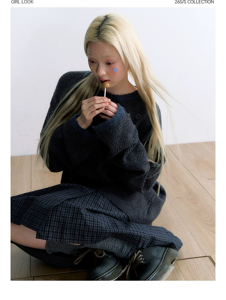 STAR-DUST KNIT SWEATER