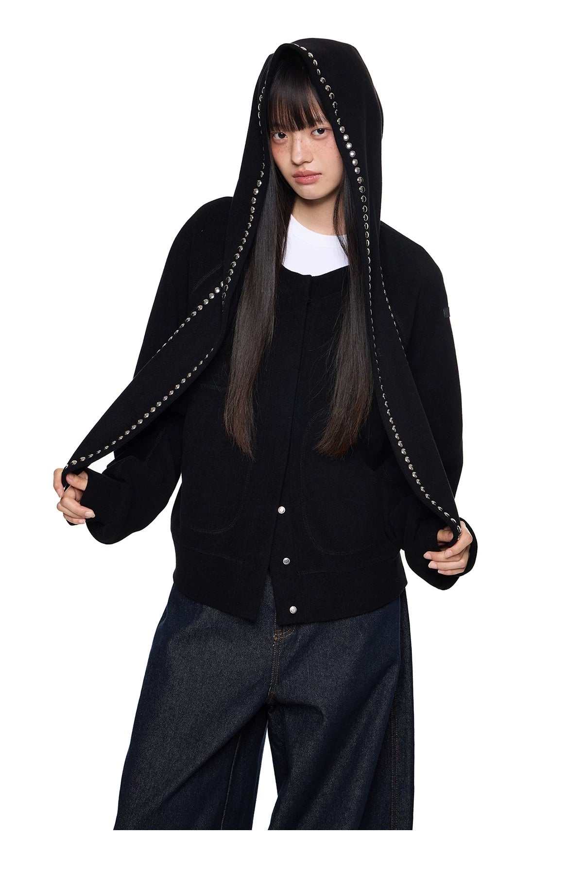 STUD ATTACHED HOOD