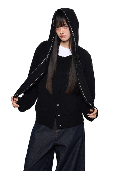 STUD ATTACHED HOOD