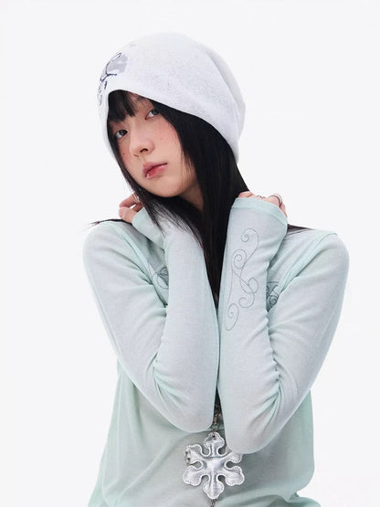 AIR EMBROIDERY LONG SLEEVE T