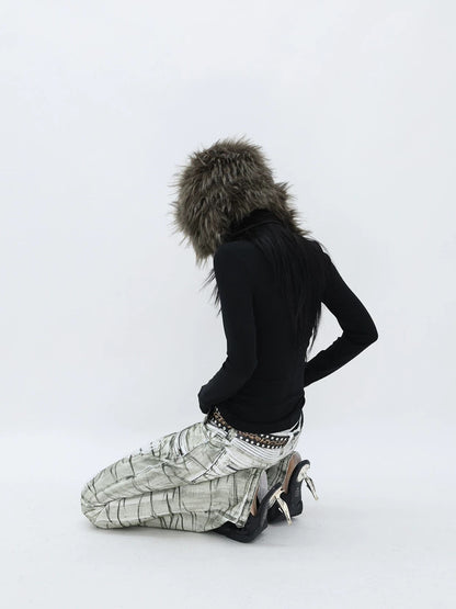 RIPPED LOW-WAIST SKINNY