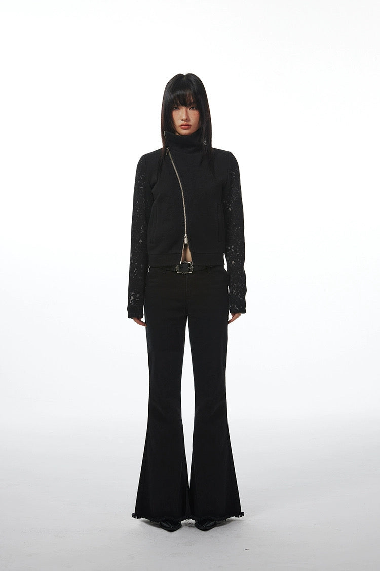 DIAGONAL BODYCON JACKET