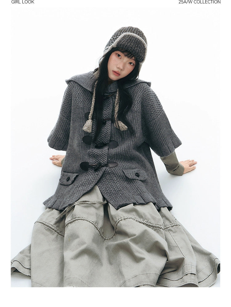 DRAWSTRING COTTON SKIRT