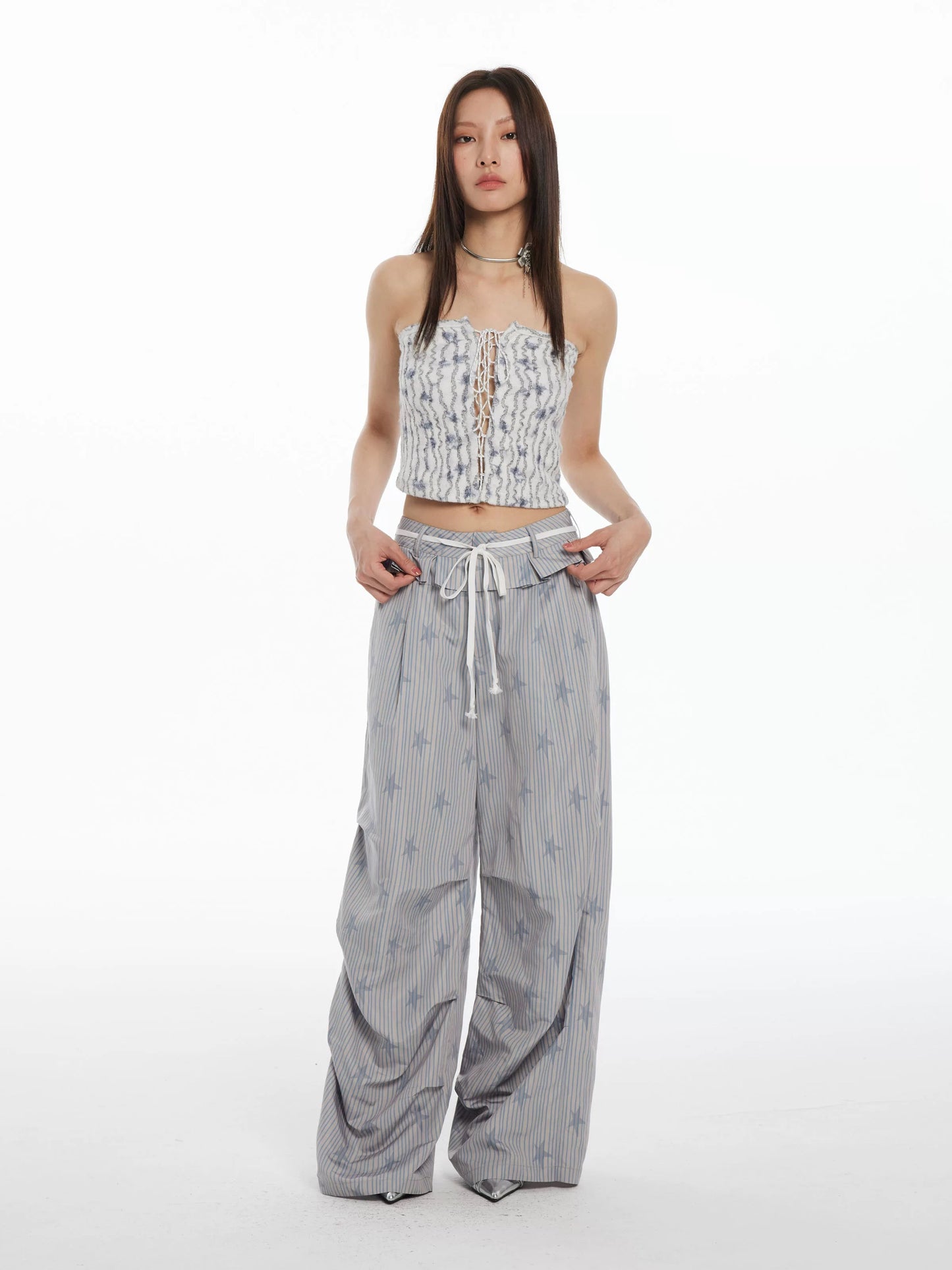 STRIPE STAR PANTS