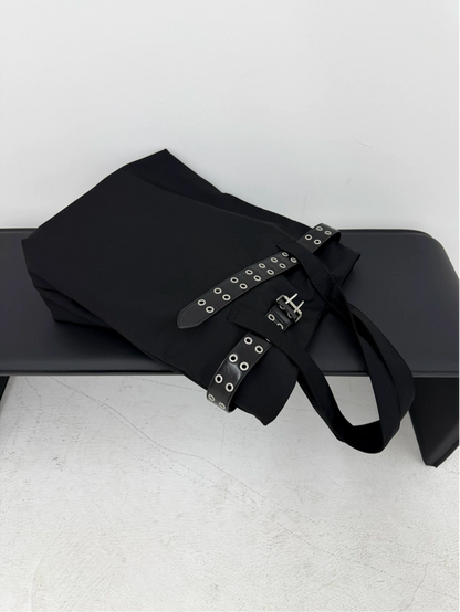 LARGE BUCKLE TOTE BAG