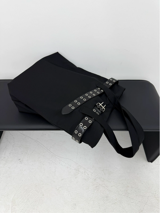 LARGE BUCKLE TOTE BAG