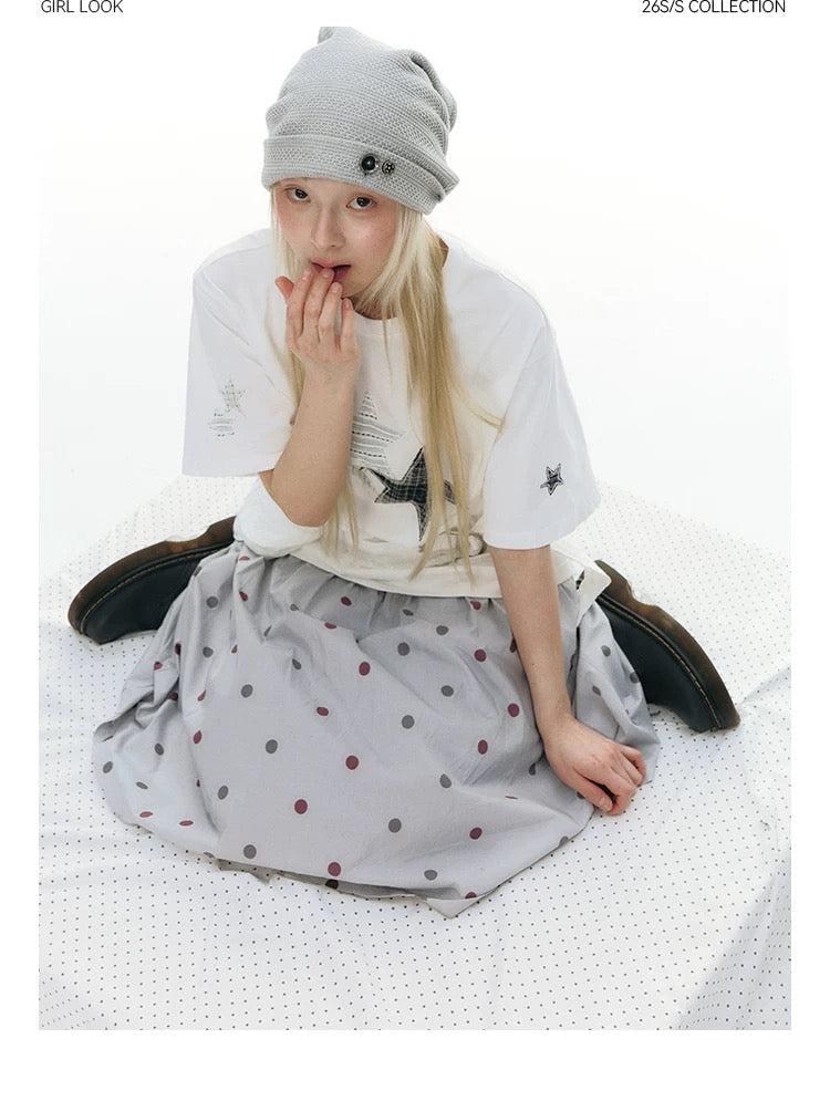 RETRO POLKA DOT SKIRT