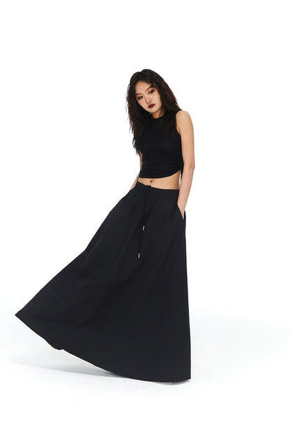 A-LINE MAXI SKIRT