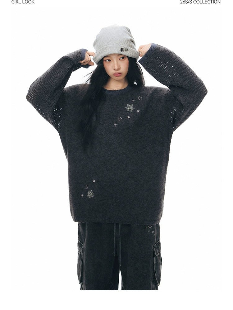 STAR-DUST KNIT SWEATER