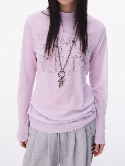 AIR EMBROIDERY LONG SLEEVE T