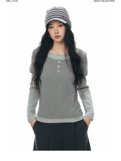 STAR STRIPE KNIT CAP