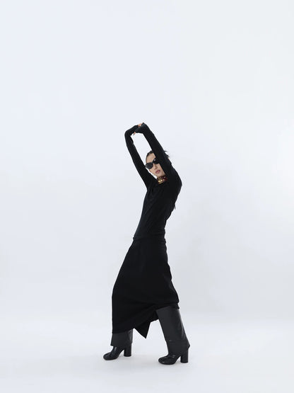 ARCH CUT SKIRT