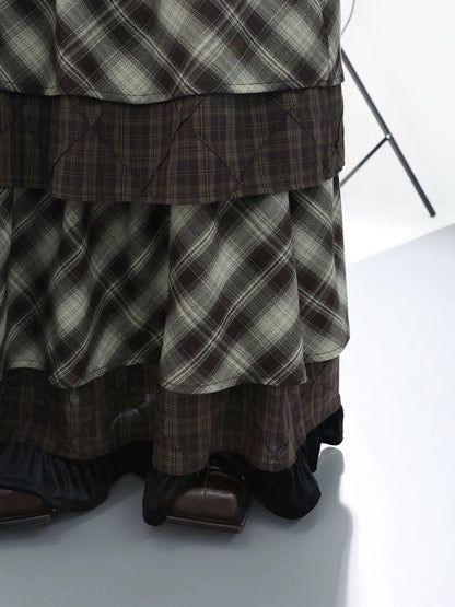 RUSTIC STACK MAXI SKIRT