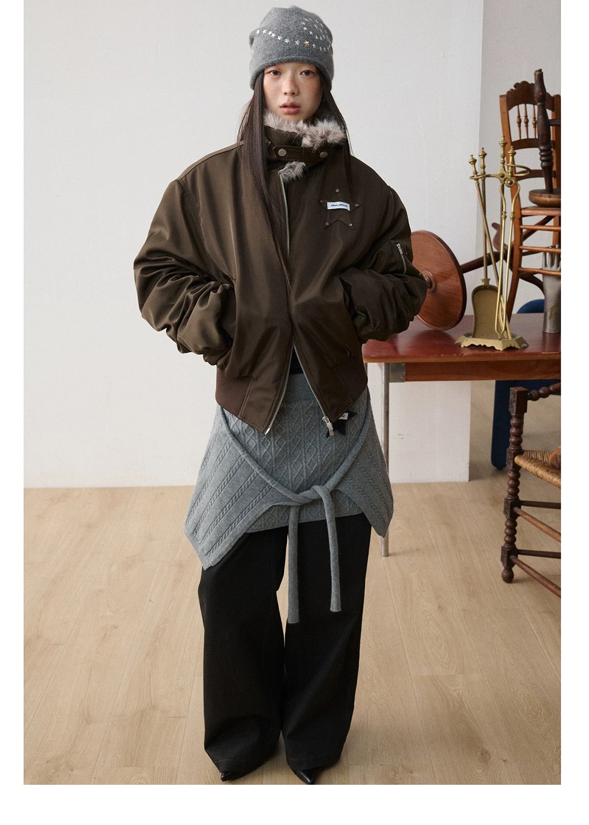 STAR RIVET FLIGHT JACKET