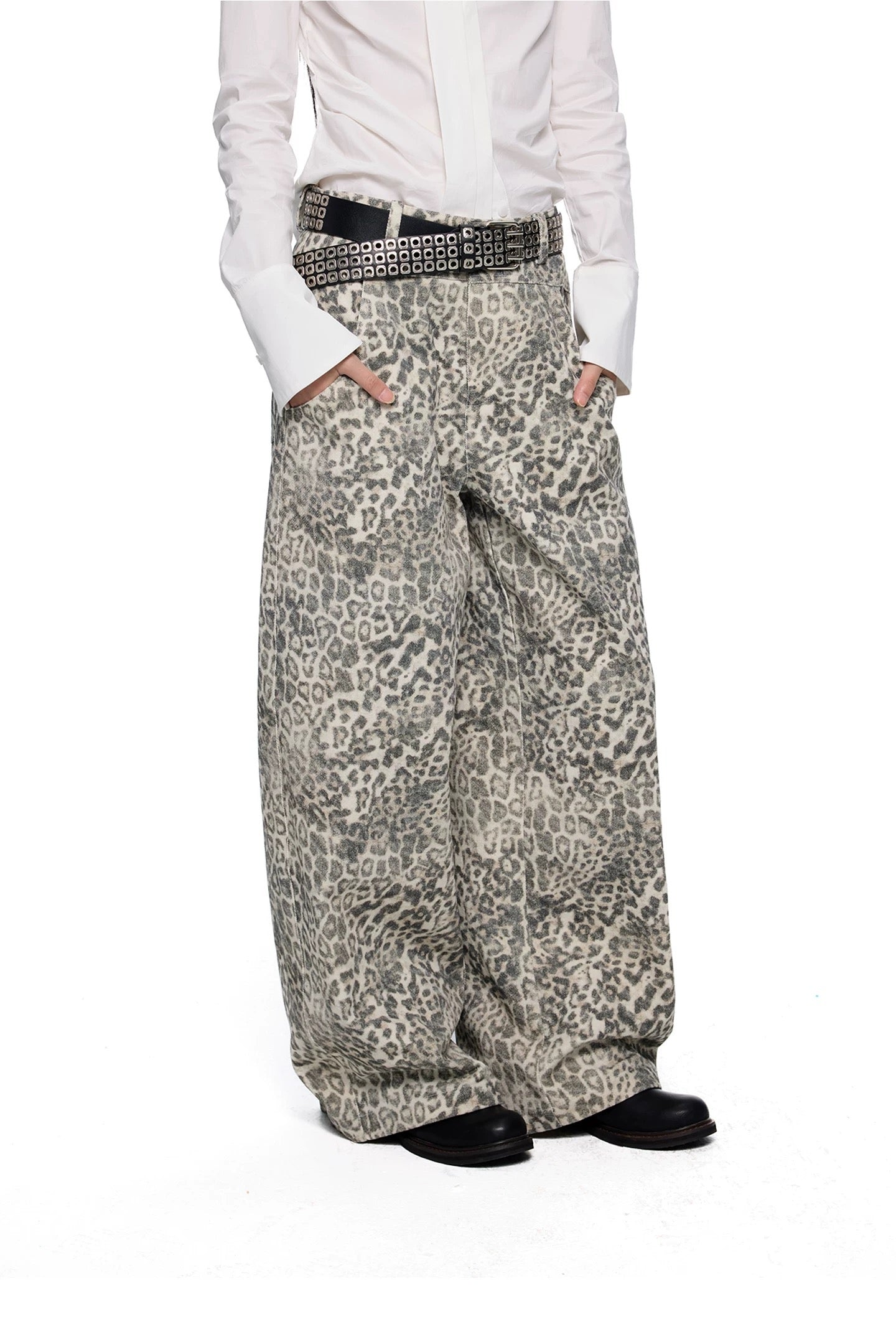 LOW-SWELL LEOPARD PANTS