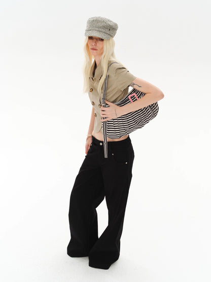 Pleated Shoulder Bag