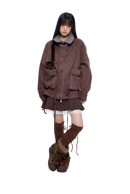 DRAWSTRING HEM JACKET