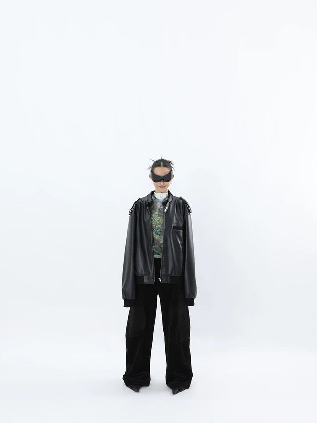 EXOSHELL LEATHER JACKET