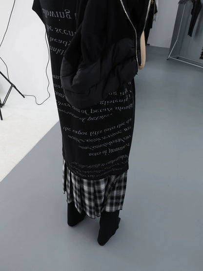 PLAID TURTLENECK TANK DRESS