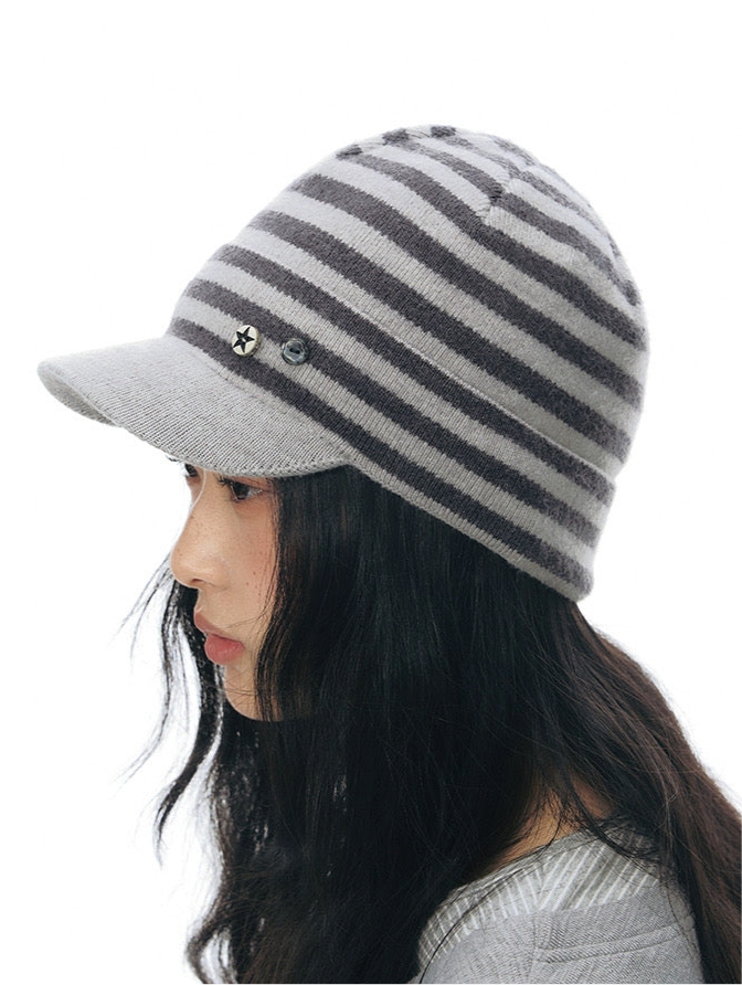 STAR STRIPE KNIT CAP